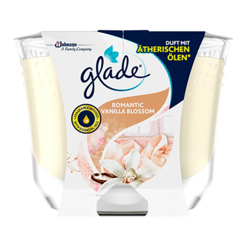 Glade Duftkerze Romantic Vanilla Blossom 224g
